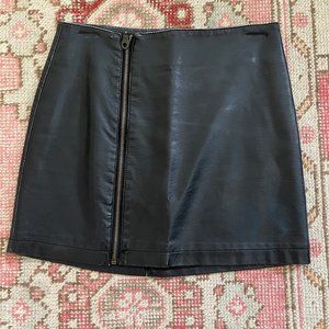 Vintage Urban Outfitters Leather Mini Skirt